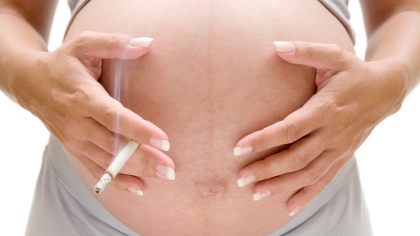 Rökande gravida får kriminella barn