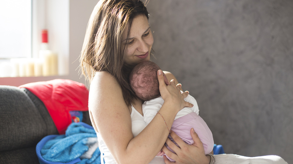 Förändringarna går fort de första dagarna efter förlossningen. Man kan säga att det mesta svämmar över lite grann. Foto: Shutterstock